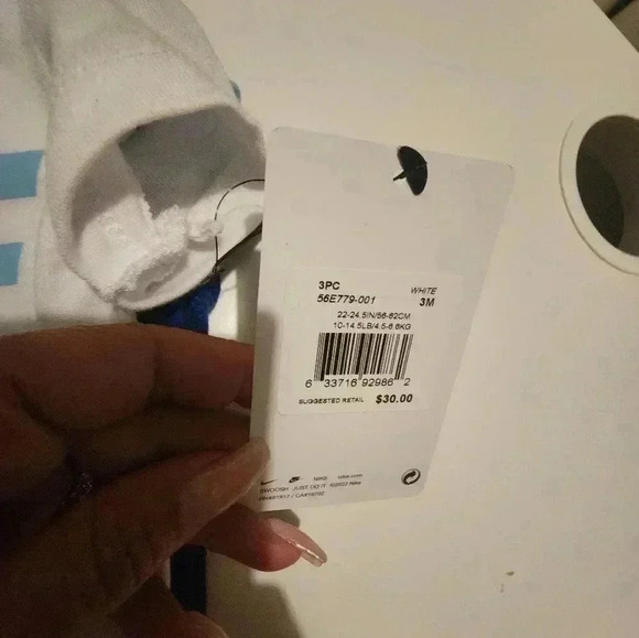 NIKE 3 PIECE ONSIES 3 MONTHS - Picture 4 of 4